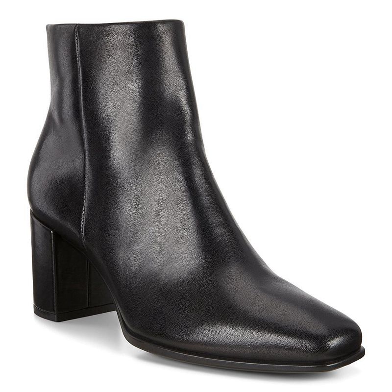 Botas Ecco Shape 60 Squared Para Mujer,Negras,193582-LWV